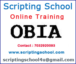 OBIA Online Training institute in Hyderabad