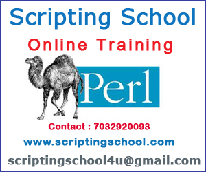 Perl Scripting Online Training institute in Hyderabad