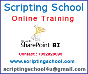 SharePoint BI Online Training institute in Hyderabad